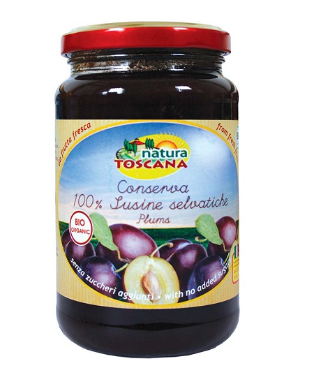 NATURA TOSCANA CONSERVA DI SUSINE SELVATICHE SENZA DOLCIFICANTI 400 G - Farmasanitas 