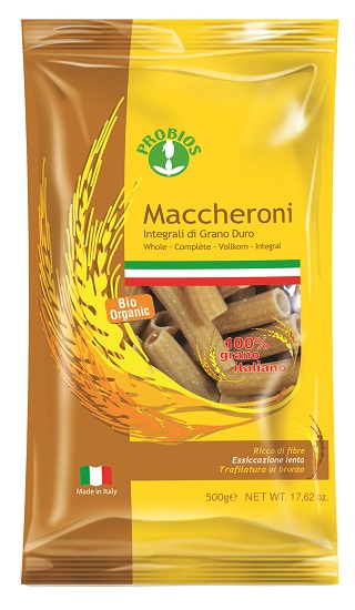 PASTA DI FRUMENTO INTEGRALE MACCHERONI 500 G - Farmasanitas 