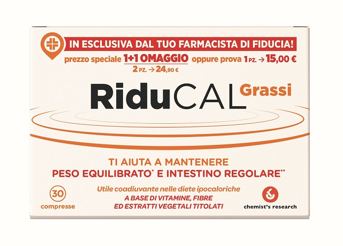 RIDUCAL GRASSI 30 COMPRESSE - Farmasanitas 