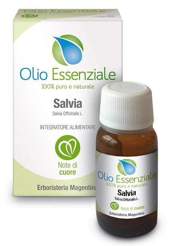 SALVIA OFFICINALIS OLIO ESSENZIALE 10 ML - Farmasanitas 