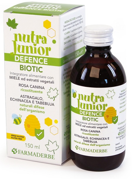 NUTRA JUNIOR DEFENCE BIOTIC 150 ML - Farmasanitas 