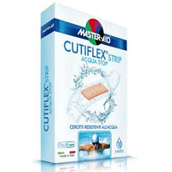 CEROTTO MASTER-AID CUTIFLEXMED STRIP TRASPARENTE IMPERMEABILE SUPPORTO IN POLIURETANO 4 FORMATI ASSORTITI 20 PEZZI - Farmasanitas 