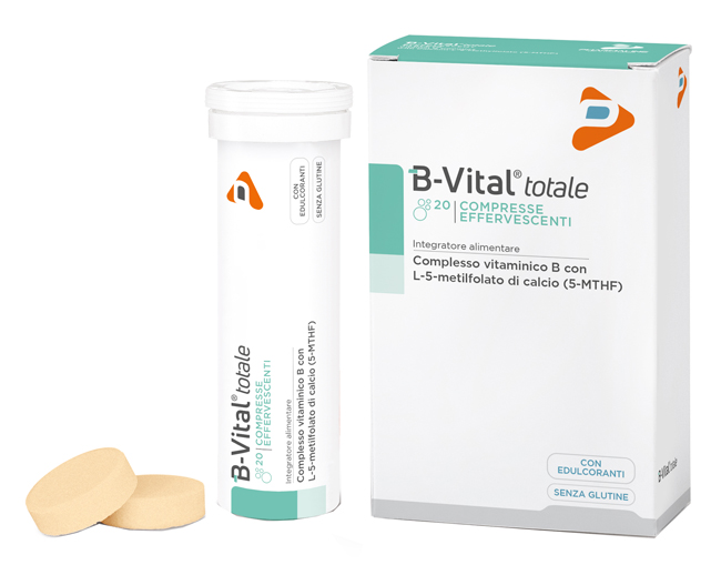 B-VITAL TOTALE ARANCIA 2 TUBI 10 COMPRESSE EFFERVESCENTI - Farmasanitas 