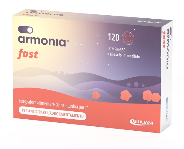 ARMONIA FAST 1 MG MELATONINA 120 COMPRESSE - Farmasanitas 