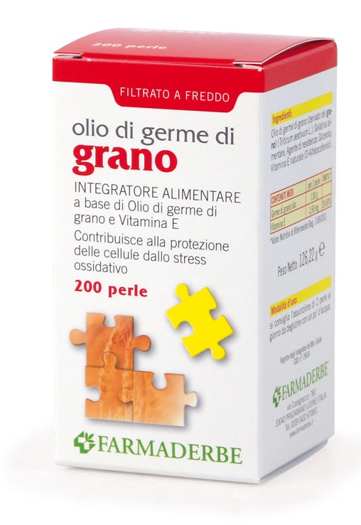 OLIO DI GERME DI GRANO 200 PERLE - Farmasanitas 