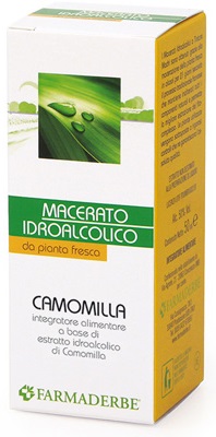 FARMADERBE CAMOMILLA MACERATO IDROALCOLICO 50 ML - Farmasanitas 