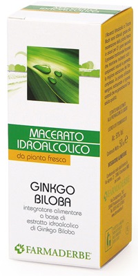 GINKGO BILOBA MACERATO IDROALCOLICO 50 ML - Farmasanitas 