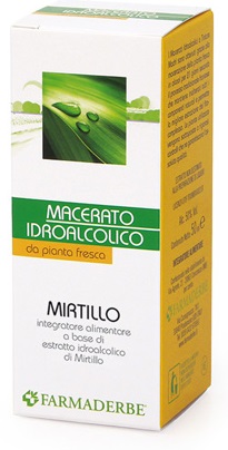 MIRTILLO NERO MACERATO IDROALCOLICO 50 ML - Farmasanitas 