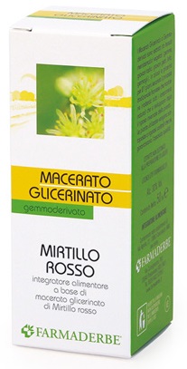 MIRTILLO ROSSO MACERATO GLICERINATO 50 ML - Farmasanitas 
