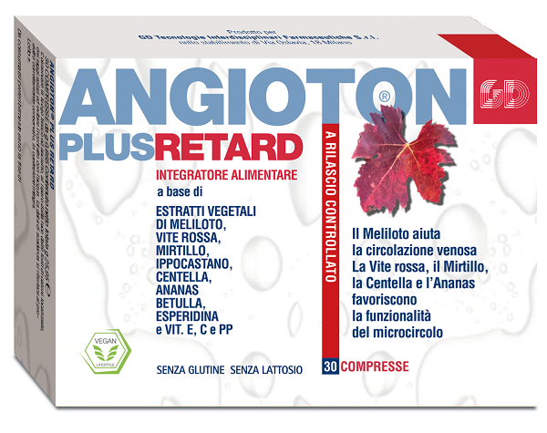 ANGIOTON PLUS RETARD 30 COMPRESSE - Farmasanitas 