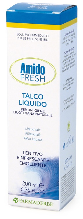 AMIDO FRESH TALCO LIQUIDO 200 ML - Farmasanitas 