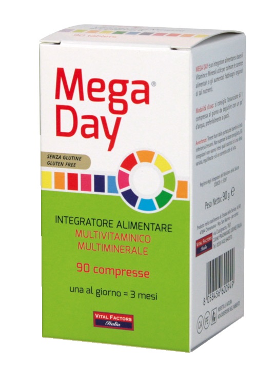 MEGA DAY 90 COMPRESSE - Farmasanitas 