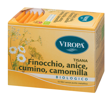 VIROPA FINOCCHIO/CUMINO/ANICE/CAMOMILLA BIO 15 BUSTINE - Farmasanitas 