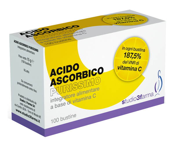 ACIDO ASCORBICO 100 BUSTINE - Farmasanitas 