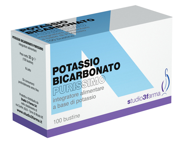 POTASSIO BICARBONATO 100 BUSTINE - Farmasanitas 