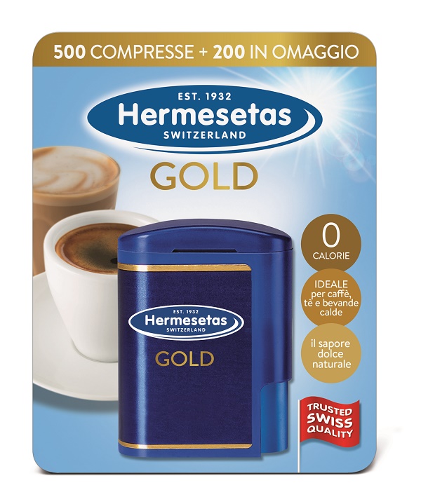 HERMESETAS GOLD 500+200 COMPRESSE 35 G - Farmasanitas 