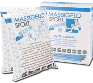 GHIACCIO ISTANTANEO MASSIGELO SPORT PACK 2 BUSTE - Farmasanitas 