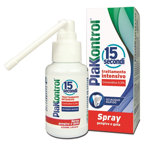 PLAKKONTROL 15 SECONDI COLLUTORIO SPRAY 50 ML - Farmasanitas 