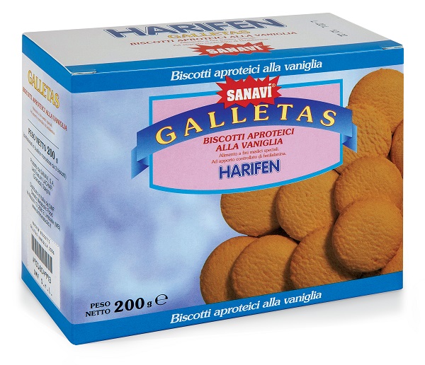 HARIFEN GALLETAS BISCOTTO SECCO 200 G - Farmasanitas 