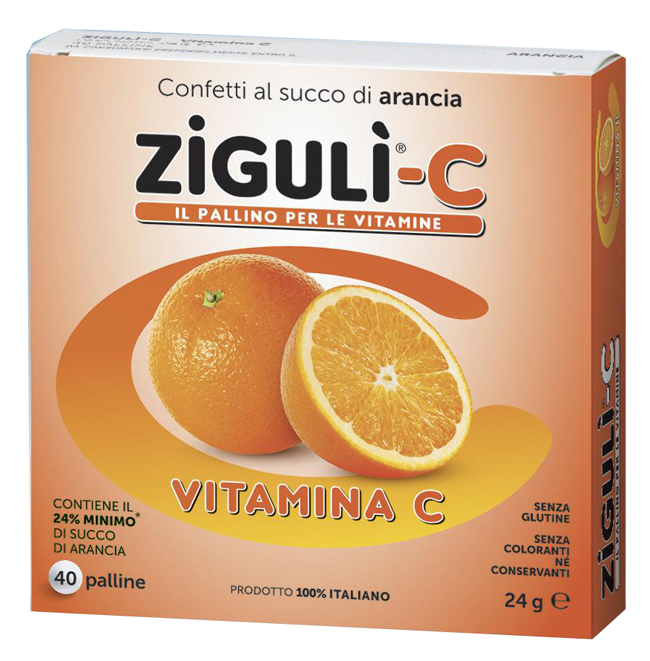ZIGULI C ARANCIA 40 CONFETTI 24 G - Farmasanitas 