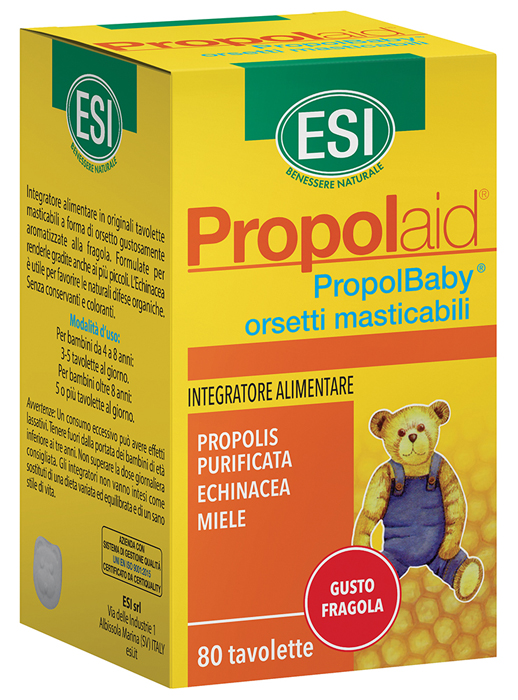 ESI PROPOLAID ORSETTI JUNIOR 80 TAVOLETTE - Farmasanitas 