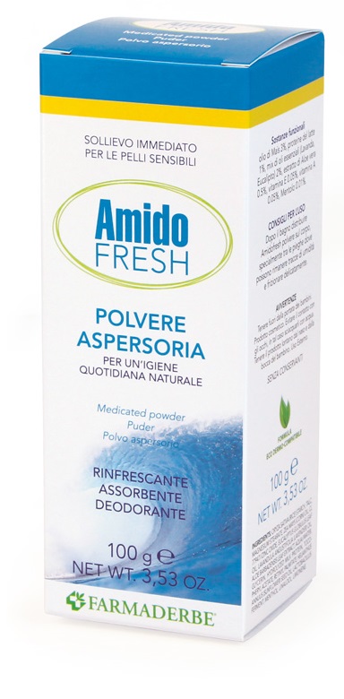 AMIDO FRESH POLVERE ASPERSORIA 100 G - Farmasanitas 