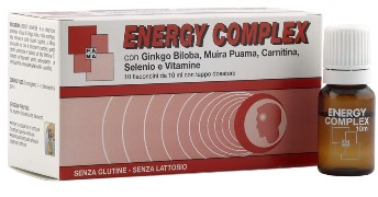 ENERGY COMPLEX GINGKO 10 FLACONCINI 10 ML - Farmasanitas 