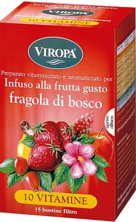 VIROPA 10 VIT FRAGOLA DEL BOSCO 15 BUSTINE - Farmasanitas 