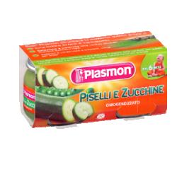 PLASMON OMOGENEIZZATO PISELLI ZUCCHINE 80 G X 2 PEZZI - Farmasanitas 