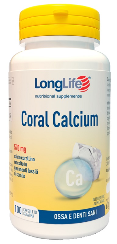 LONGLIFE CORAL CALCIUM 100 CAPSULE DI GELATINA - Farmasanitas 