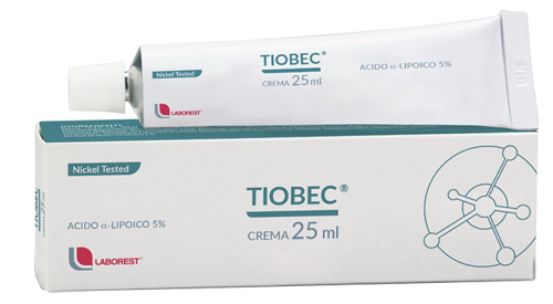 TIOBEC CREMA ACIDO LIPOICO 5% 25 ML - Farmasanitas 