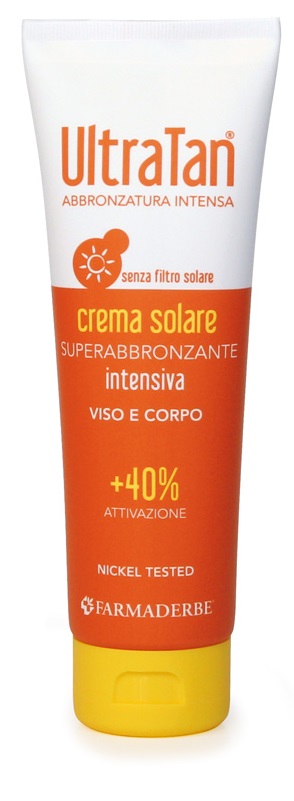 ULTRA TAN CREMA SOLARE SUPERABBRONZANTE INTENSIVA VISO & CORPO +40% ATTIVAZIONE 125 ML - Farmasanitas 