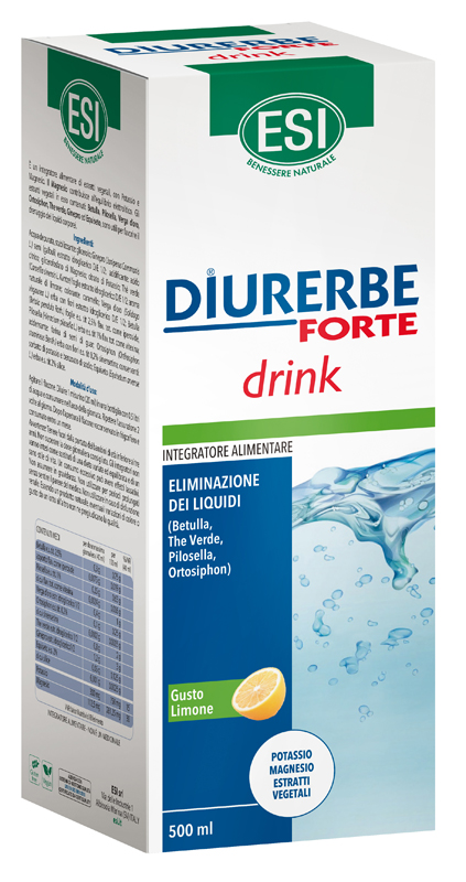 ESI DIURERBE FORTE DRINK LIMONE 500 ML - Farmasanitas 