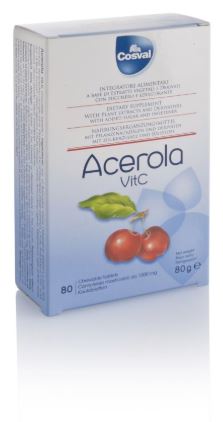 ACEROLA VITAMINA C 80 TAVOLETTE - Farmasanitas 