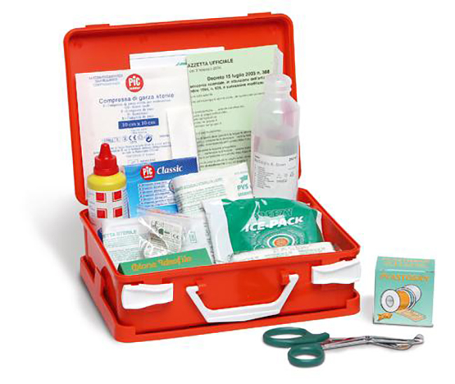 PACCHETTO DI MEDICAZIONE REINTEGRO DEL PACCO BASE COMPLETO ALLEGATO 2 DM 388 DEL 15/07/2003 - Farmasanitas 