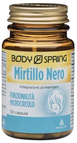BODY SPRING MIRTILLO NERO 50 CAPSULE - Farmasanitas 