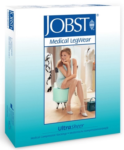 CALZA COMPRESSIVA JOBST ULTRASHEER 15-20MMHG COLLANT ELAST APPL NOIR2 ARTICOLO 751130000900 - Farmasanitas 