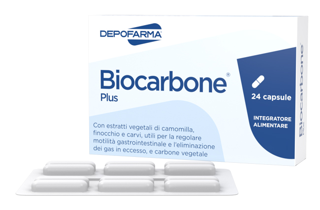 BIOCARBONE PLUS 24 CAPSULE - Farmasanitas 