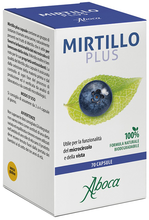 MIRTILLO PLUS 70 CAPSULE - Farmasanitas 