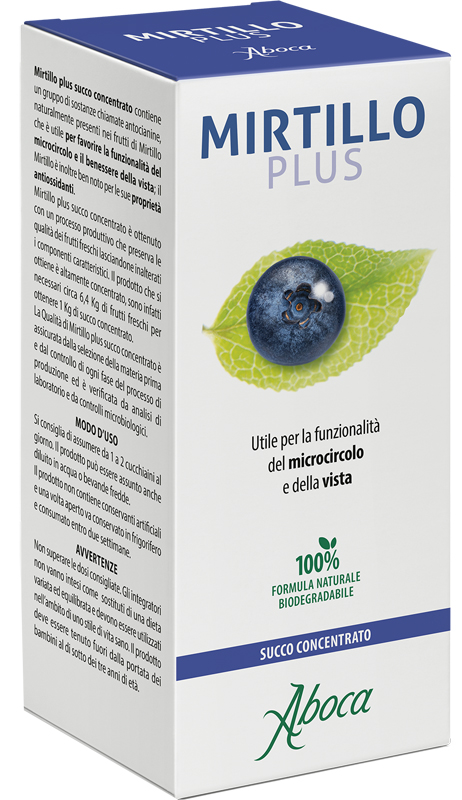 MIRTILLO PLUS SUCCO CONCENTRATO 100 ML - Farmasanitas 