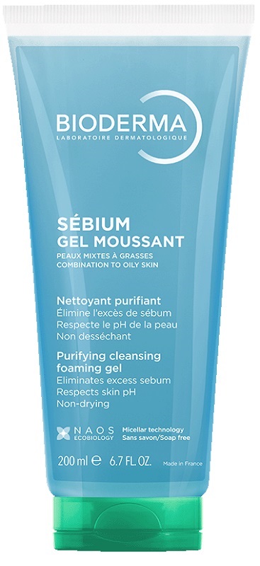 SEBIUM GEL MOUSSANT 200 ML - Farmasanitas 