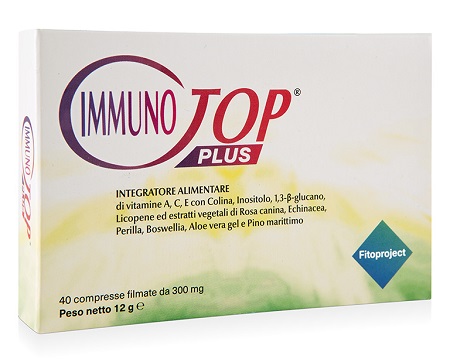 IMMUNOTOP PLUS 40 COMPRESSE FILMATE DA 300 MG - Farmasanitas 