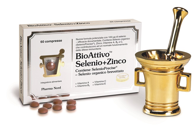 BIOATTIVO SELENIO + ZINCO 60 COMPRESSE - Farmasanitas 