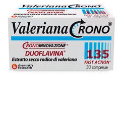 VALERIANA CRONO 135 CON DUOFLAVINA FAST ACTION 30 COMPRESSE - Farmasanitas 