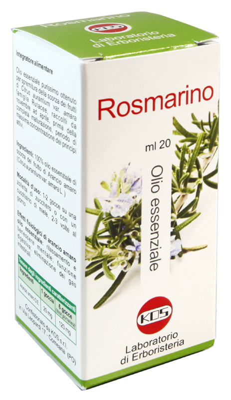 ROSMARINO OLIO ESSENZIALE 20 ML - Farmasanitas 