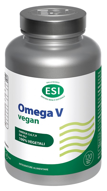 ESI OMEGA V VEGAN 120 CAPSULE MOLLI SENZA GLUTINE - Farmasanitas 