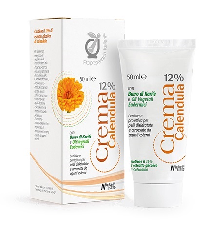 FITOPREPARATORI ITALIANI CREMA CALENDULA 12% 50 ML - Farmasanitas 