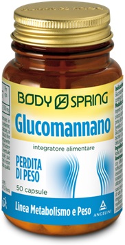 BODY SPRING GLUCOMANNANO 50 CAPSULE - Farmasanitas 