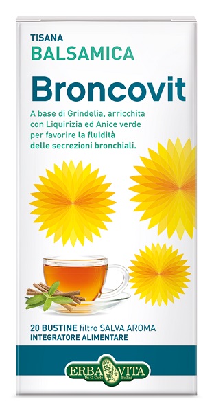 BRONCOVIT TISANA 20 BUSTINE 2G - Farmasanitas 