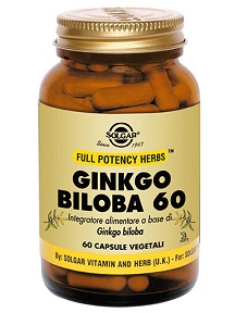 GINKGO BILOBA 60 60 CAPSULE VEGETALI - Farmasanitas 